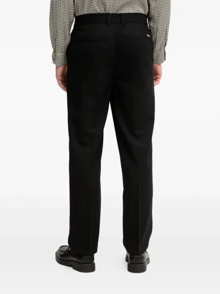 Pantaloni Armani Exchange cu autograf negru