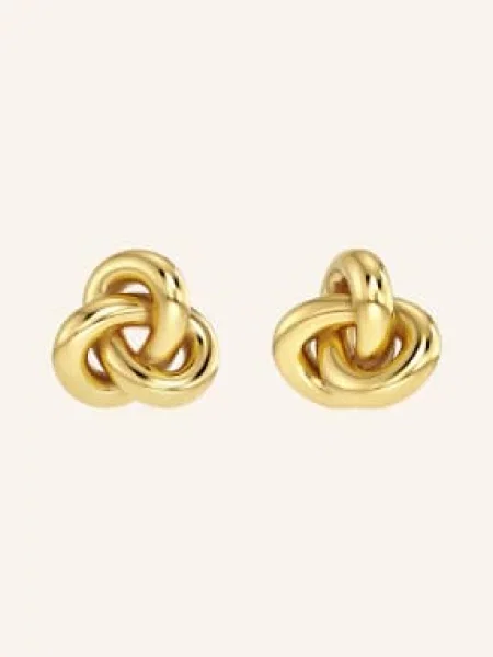 Edblad Náušnice Infinity Knot Studs L zlatá