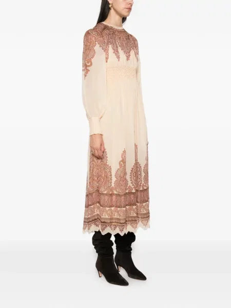 Rochie midi Zimmermann cu imagine cu model paisley