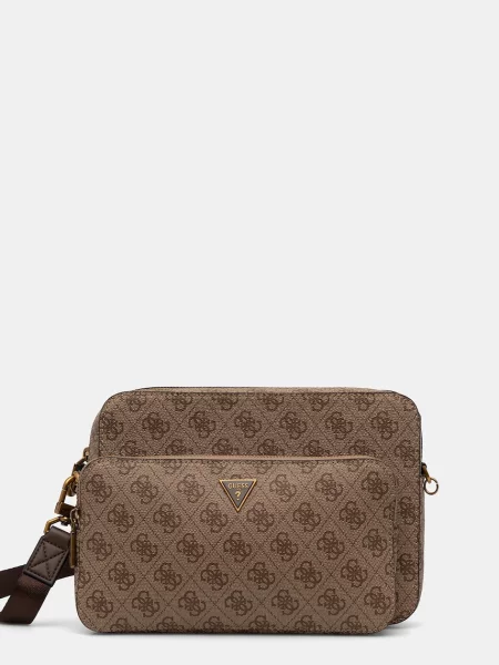 Guess saszetka MILANO HMMILO beżowy