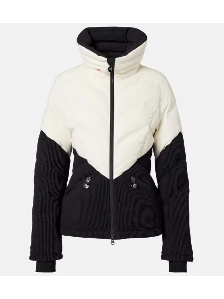 Jeździć na nartach kurtka narciarska Perfect Moment biała