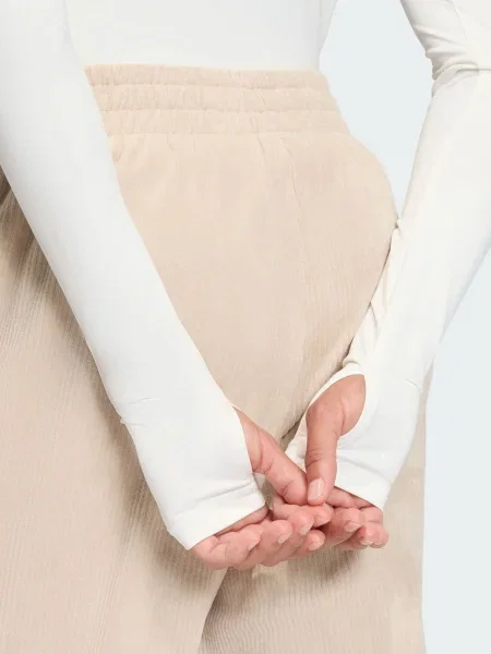 ADIDAS ORIGINALS Majica OFF-SHOULDER LONG SLEEVE' bijela