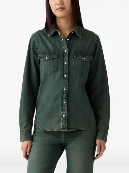 Cămașă de blugi Levi's® verde