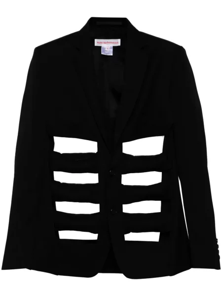 Sacou Walter Van Beirendonck de lână negru