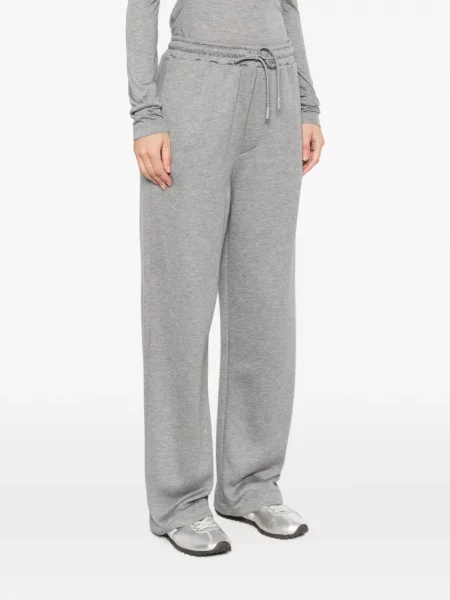 Pantaloni Woc alergare cu cordon gri