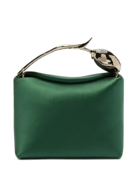 Geantă shopper Erdem cu model floral verde