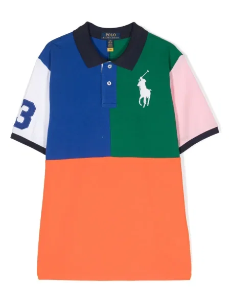 Koszulka polo dziecięca Polo Ralph Lauren niebieska