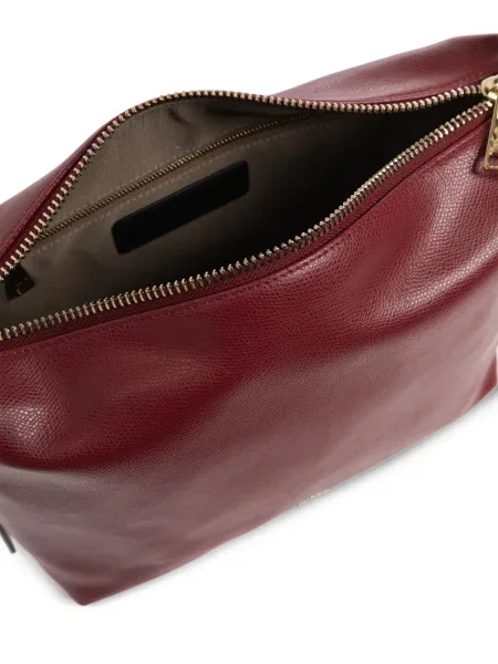 Кожено колие Furla червено