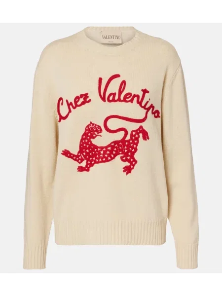 Pulover Valentino de lână bej