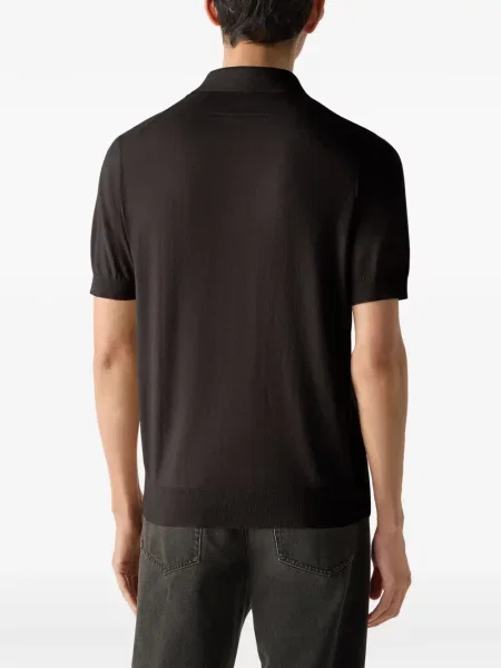 Tricou polo Zegna maro