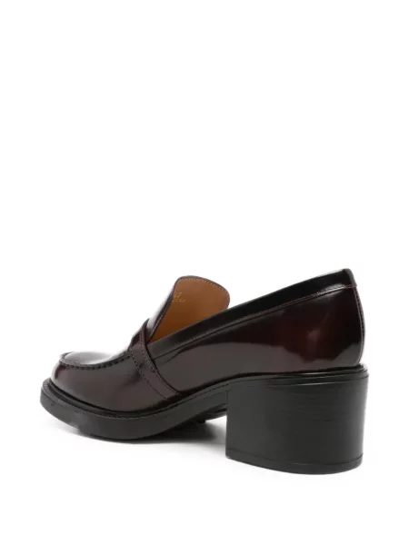 Pantofi cu toc Tod's din piele roșu