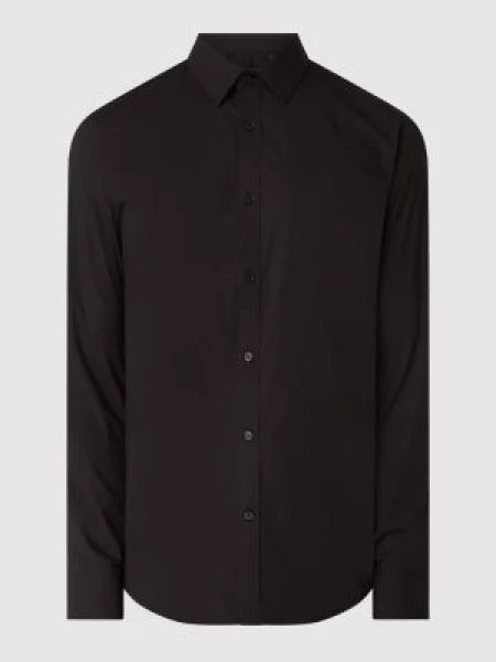 Koszula biznesowa o kroju slim fit z dodatkiem streczu model ‘Robo’ Matinique