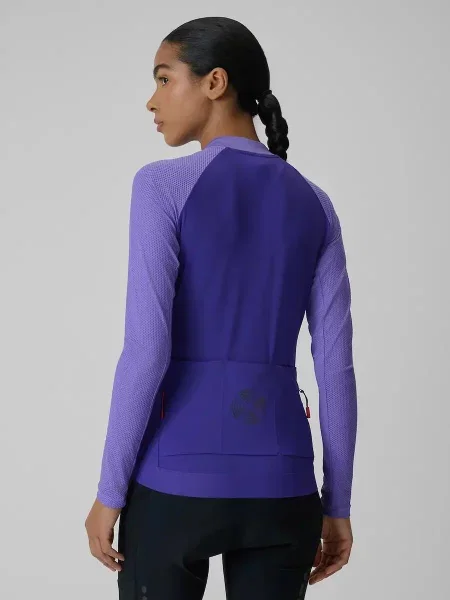Longsleeve kolarski z filtrem 4F fioletowa