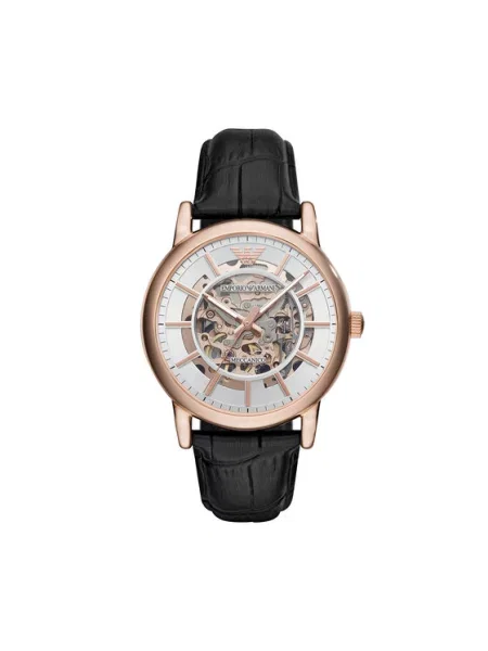 Emporio Armani Hodinky Meccanico černá