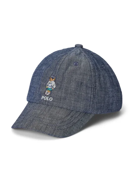 Kapa s šiltom Polo Ralph Lauren Mornarsko modra