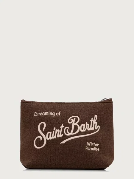 Saint Barth kozmetikai táska női barna