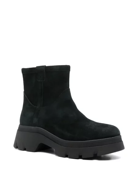 Botine Geox din piele de căprioară negru