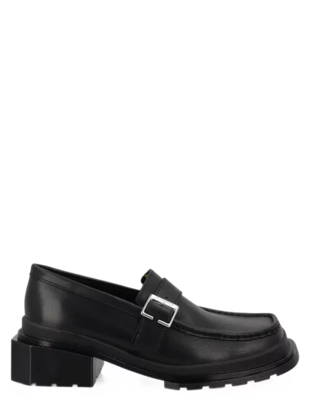 Кожени презрамки лоуфъри Dr. Martens с катарама черно