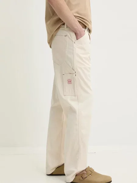 Панталон Levi's със стандартна кройка LOOSE STRT бежово