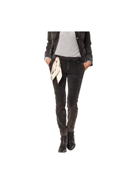 Jeansy Mason's sztruksowe czarne