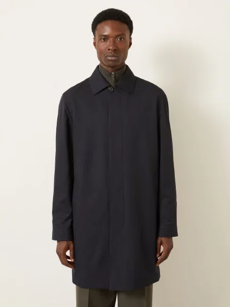 Zegna Kabát tmavě modrá