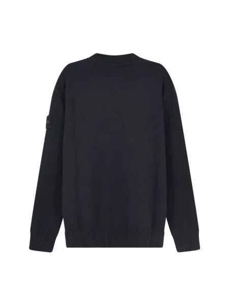 Sweter Stone Island z kamieniami czarny