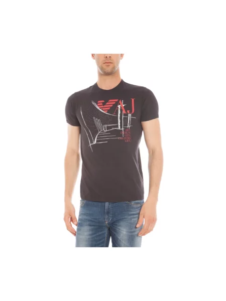 Koszulka Armani Jeans brązowa