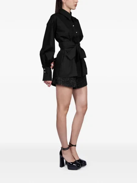 Koszula Mia Peculiar z rękawami balonowymi czarna