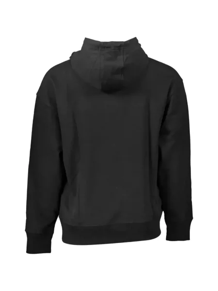 Суичър с качулка Tommy Hilfiger бродиран черно