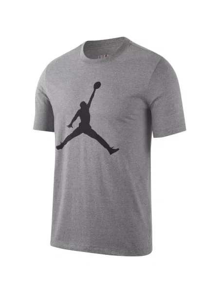 Koszulka sportowa Nike Jordan Jumpman SS Crew szara