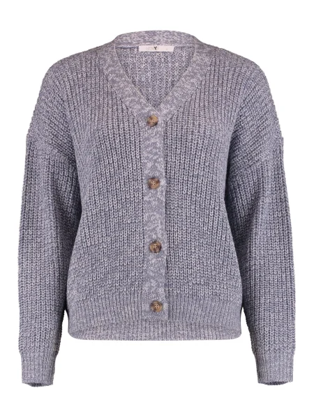 Hailys Geacă tricotată mov deschis / murdar alb