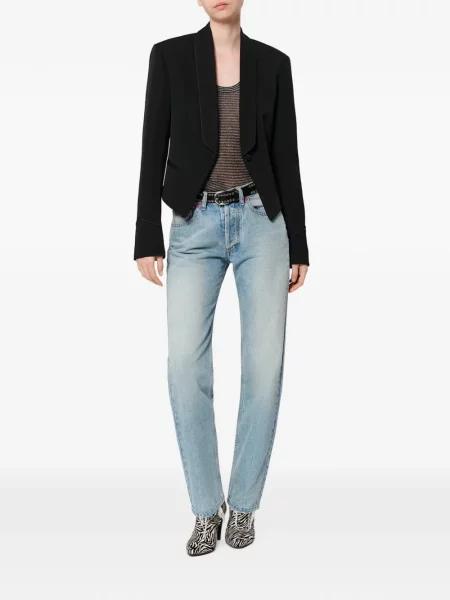 Geacă Isabel Marant de lână negru