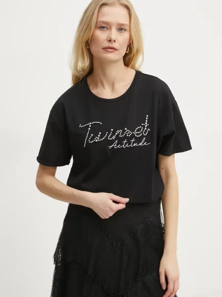 Тениска Twinset черно