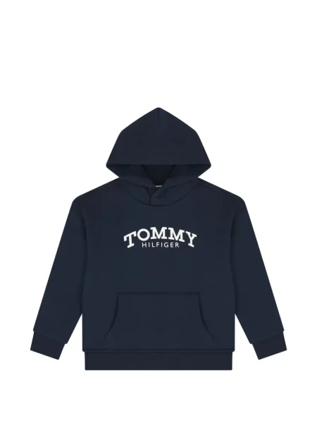 Bluza z kapturem dziecięca Tommy Hilfiger niebieska