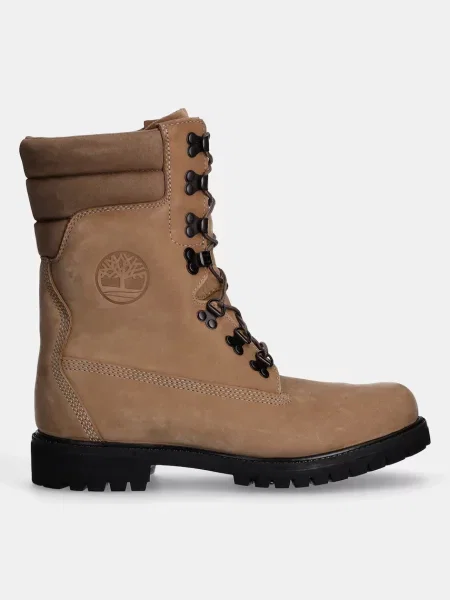 Παπούτσια nubuck Timberland Premium Tall Lace μπεζ