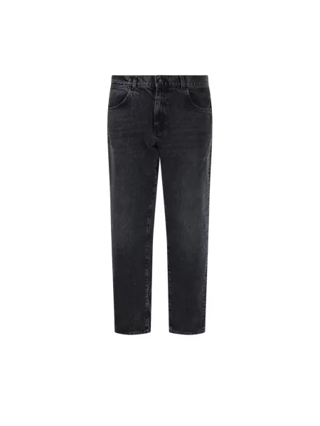 Jeansy straight leg Amish czarne