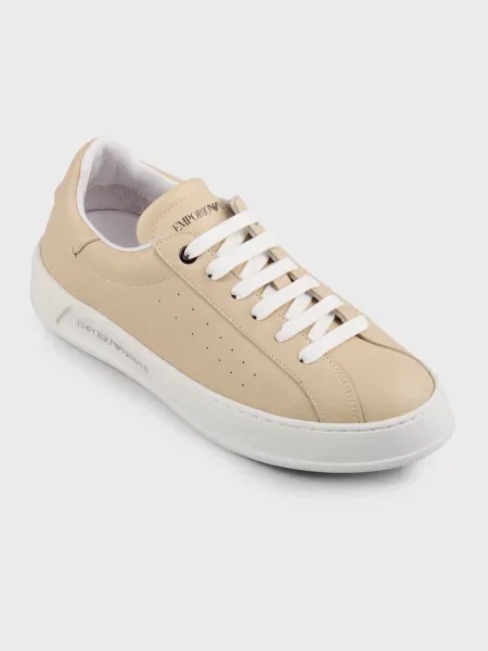 Кеди Emporio Armani бежеві