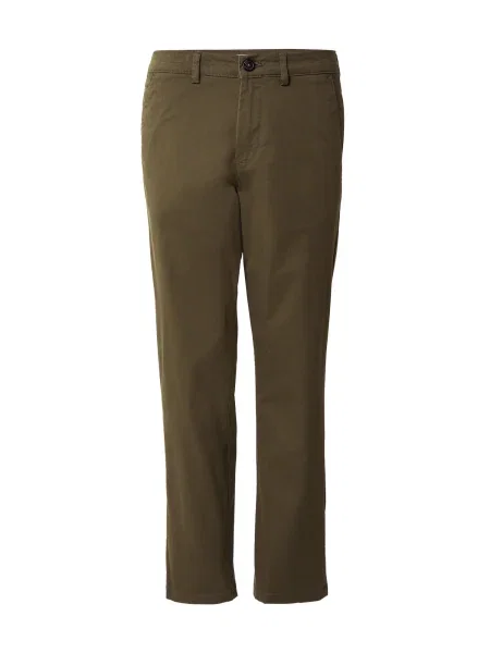 SELECTED Chino kalhoty olivová