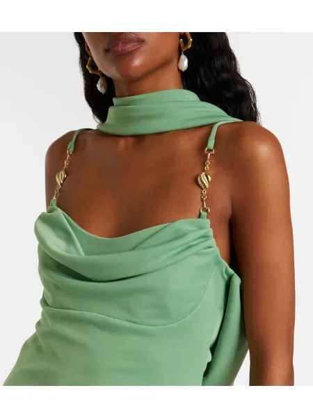 Rochie maxi Rebecca Vallance drapată verde