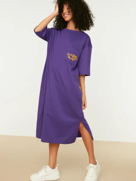 Rochie Trendyol cu imagine violet