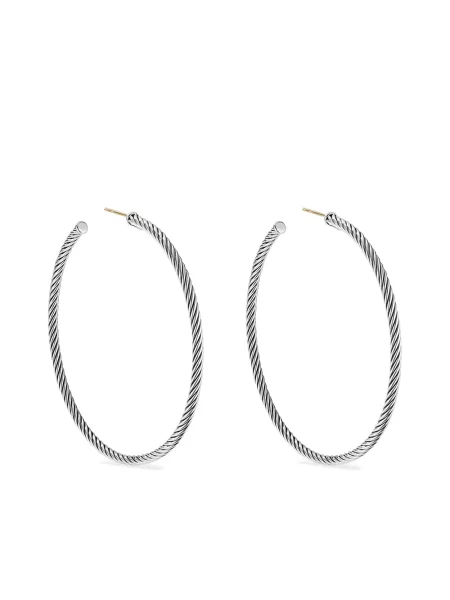 Cercei David Yurman argintiu