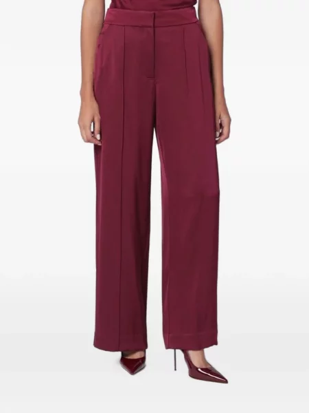 Pantaloni Simkhai din satin roșu