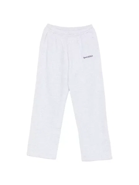 Pantaloni Sporty & Rich alergare cu autograf gri
