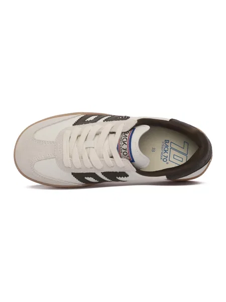 Pantofi Back 70 alb