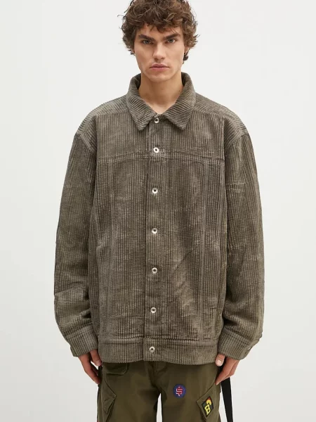 Rick Owens DRKSHDW Rick Owens geacă din velur Jumbo Worker
