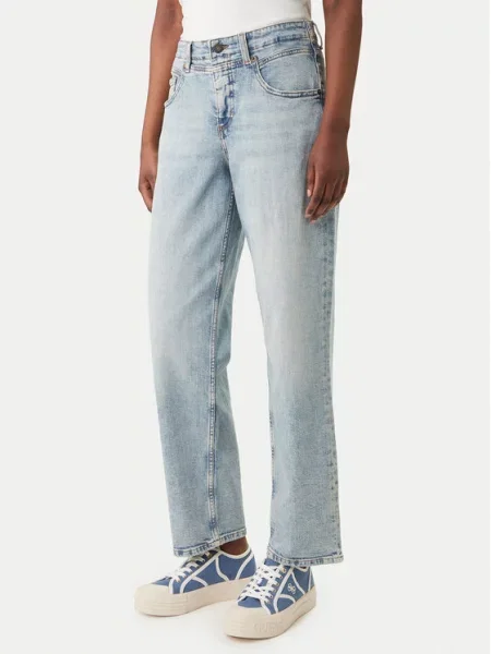 Guess Jeans Jeansy Boyfriend Fit niebieski