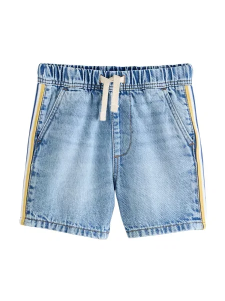 Next Jeans bleumarin / albastru denim / galben alb