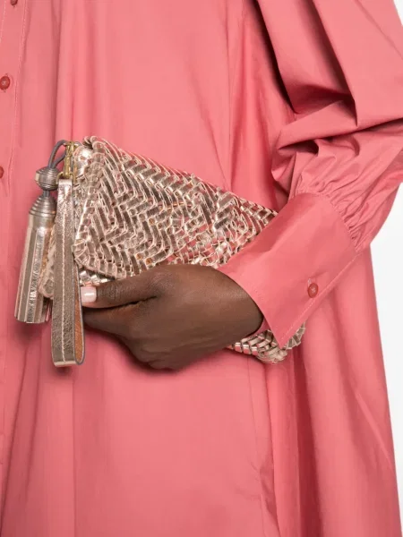 Geantă plic Anya Hindmarch roz
