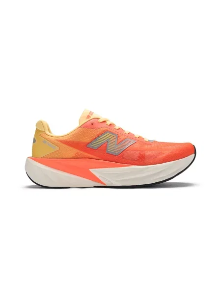 Buty do biegania New Balance FuelCell Rebel V5 tangerine heat/silver metallic pomarańczowe