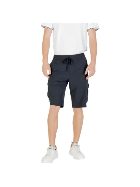 Pantaloni cargo Boss albastru